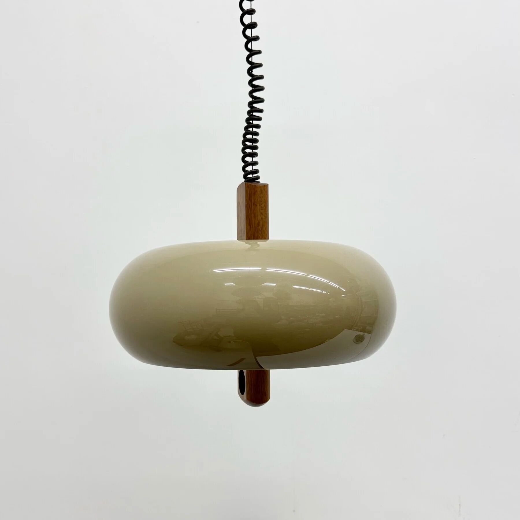 Mid-century space age pendant lamp Temde Leuchten, 1970s Germany