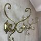 Pair of brass hooks