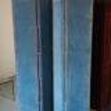 Antique screen with 4 leaves or 4 double-sided panels