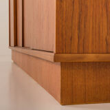 Danish mid-century teak wardrobe by Laurbjerg Mobelfabrik, 1970s
