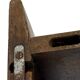 Vintage Danish rosewood wall shelf open floating shelf 60s design