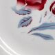 Old flat plates mismatched in earthenware