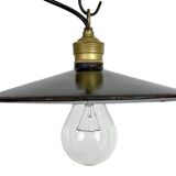 Industrial Dark Blue Enamel Light, 1930s