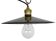 Industrial Dark Blue Enamel Light, 1930s