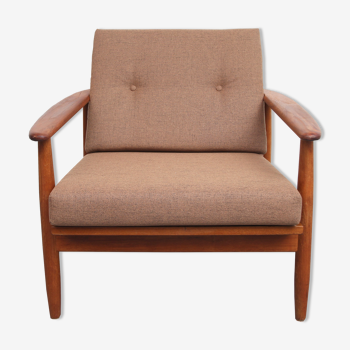 Fauteuil marron années 1960