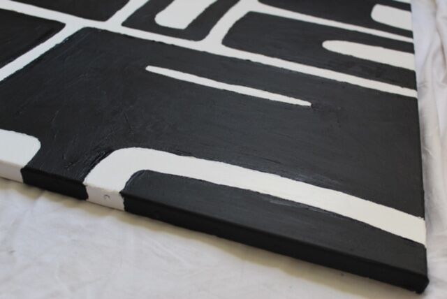 Minimalist abstract painting
