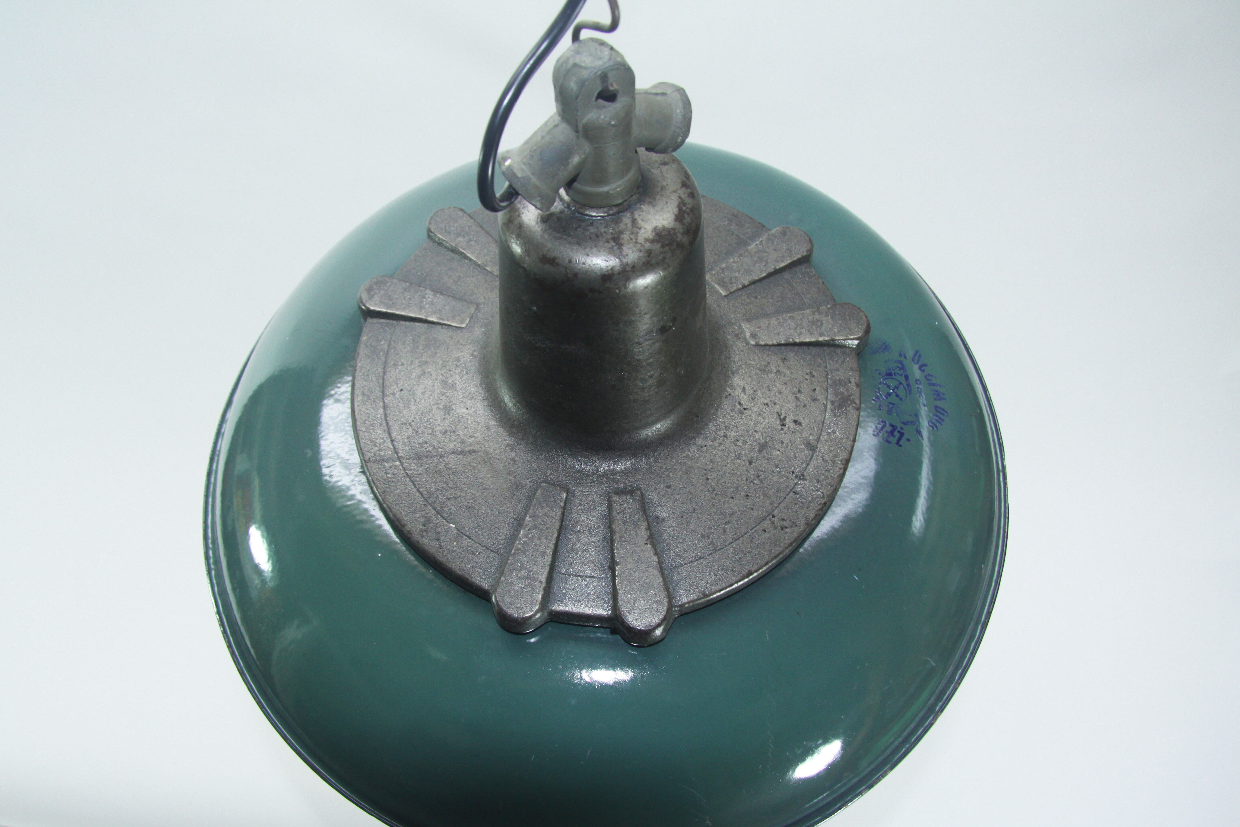 Enameled industrial lamp , 1950