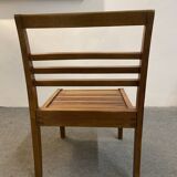 Modernist wooden children's chair by René Gabriel, Reconstruction period