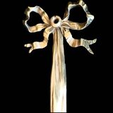 Art Nouveau wall light in bronze and frosted glass