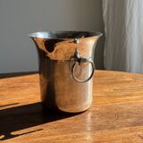 Small flared champagne bucket with 2 loops H20.5