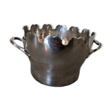 Silver metal planter, Plasait goldsmith