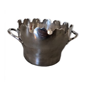 Silver metal planter, Plasait goldsmith