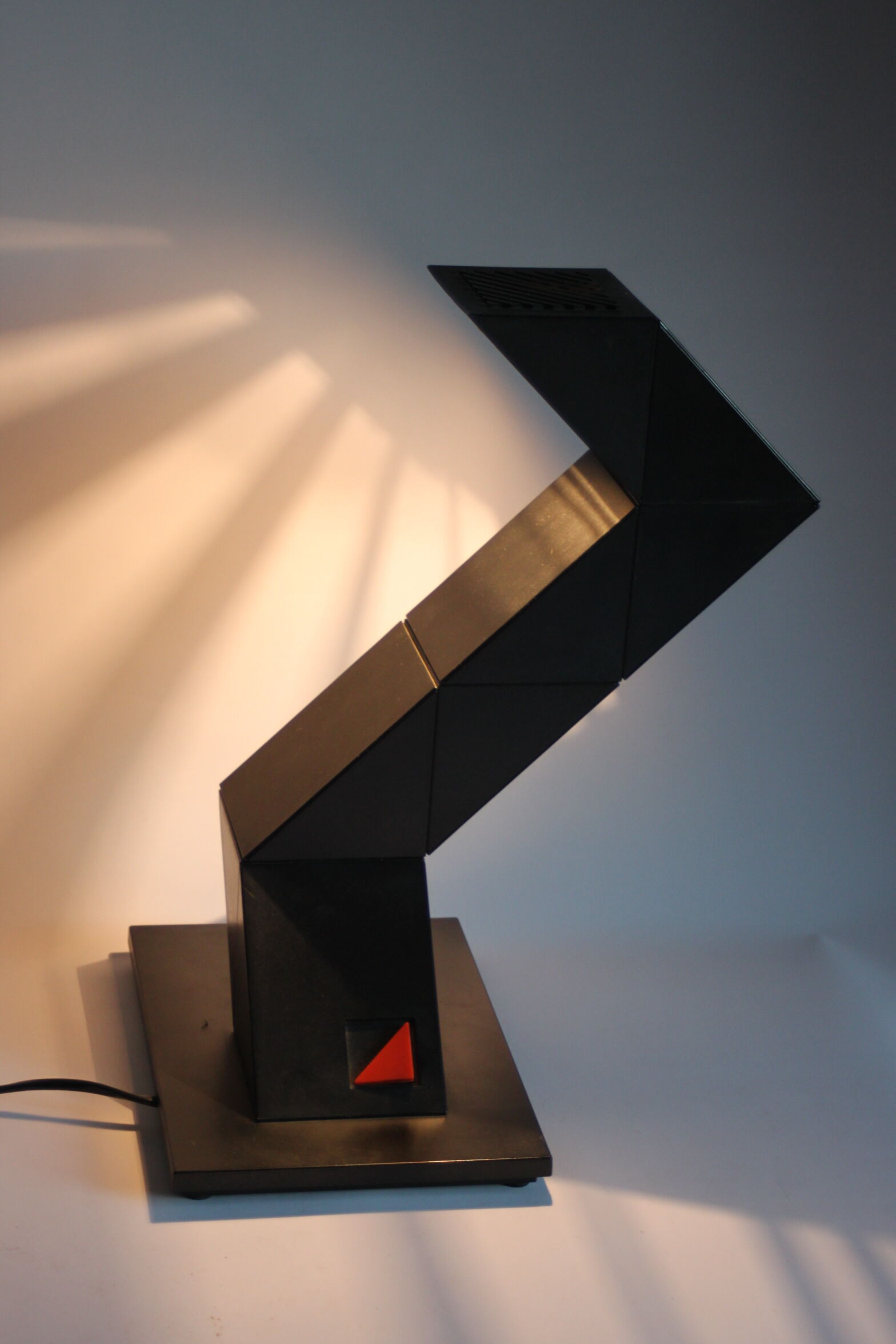 Zig Zag desk lamp by Shui Shan for Elite Lighting, 1980s