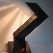 Zig Zag desk lamp by Shui Shan for Elite Lighting, 1980s