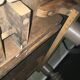 Square oak coffee table