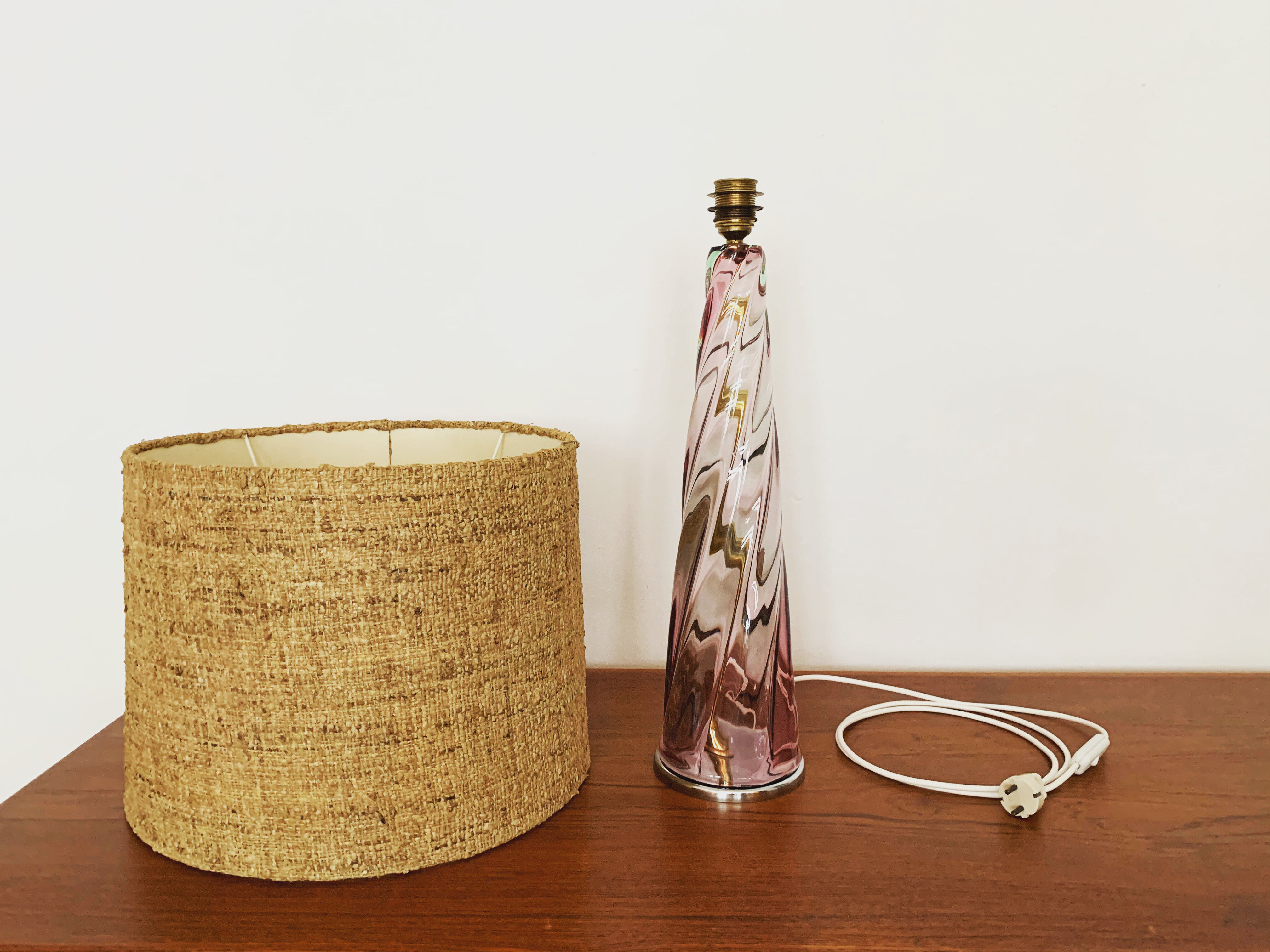 Large Murano glass table lamp