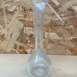 Antique Vase Soliflore Glassware Art Soisy sur Ecole Blown Glass France Vintage