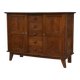 Oak buffet reconstruction by René Gabriel 1940s