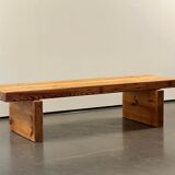 Roland Wilhelmson's pine coffee table / bench