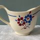 Vintage milk jug, model "Sylvain" earthenware of Lunéville