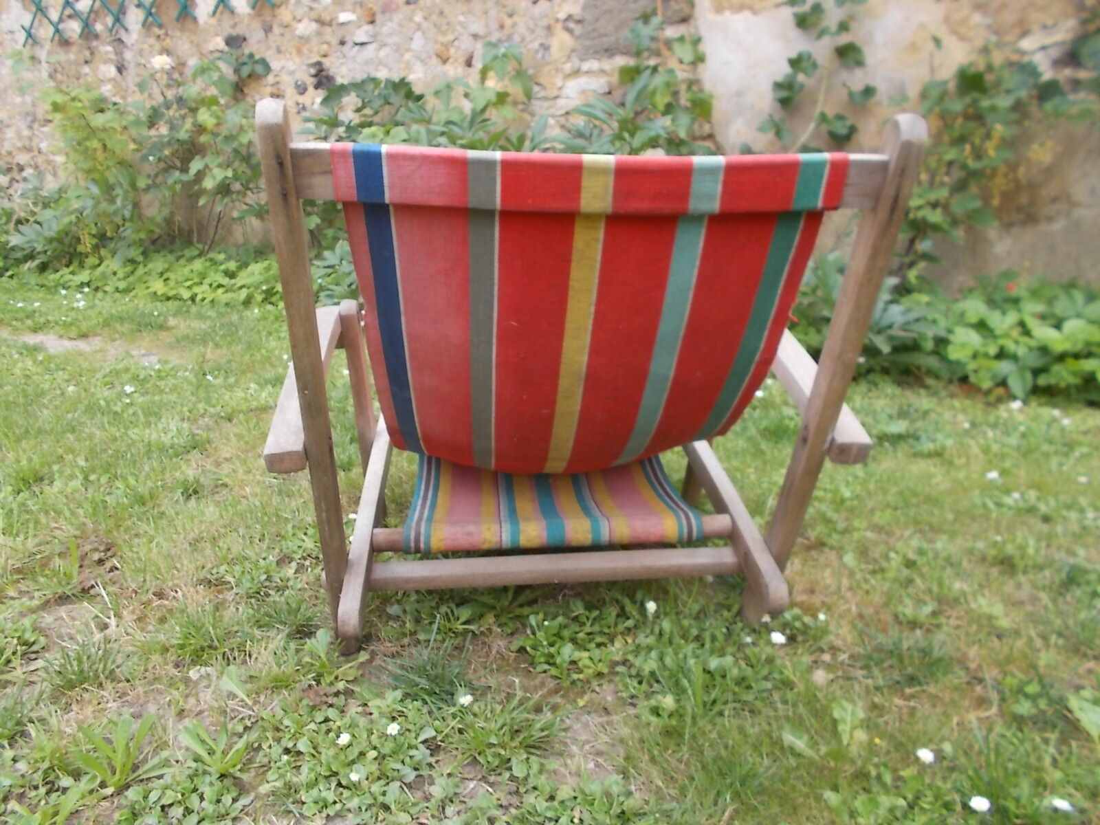 Vintage deckchair