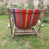 Vintage deckchair
