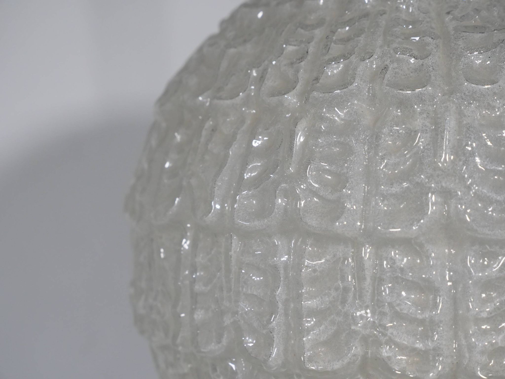 Design Globe Lamp 1960s 1970s  Glass
