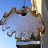 Glass pendant light