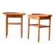 Pair of Vintage Scandinavian Teak Nightstands by Bodafors