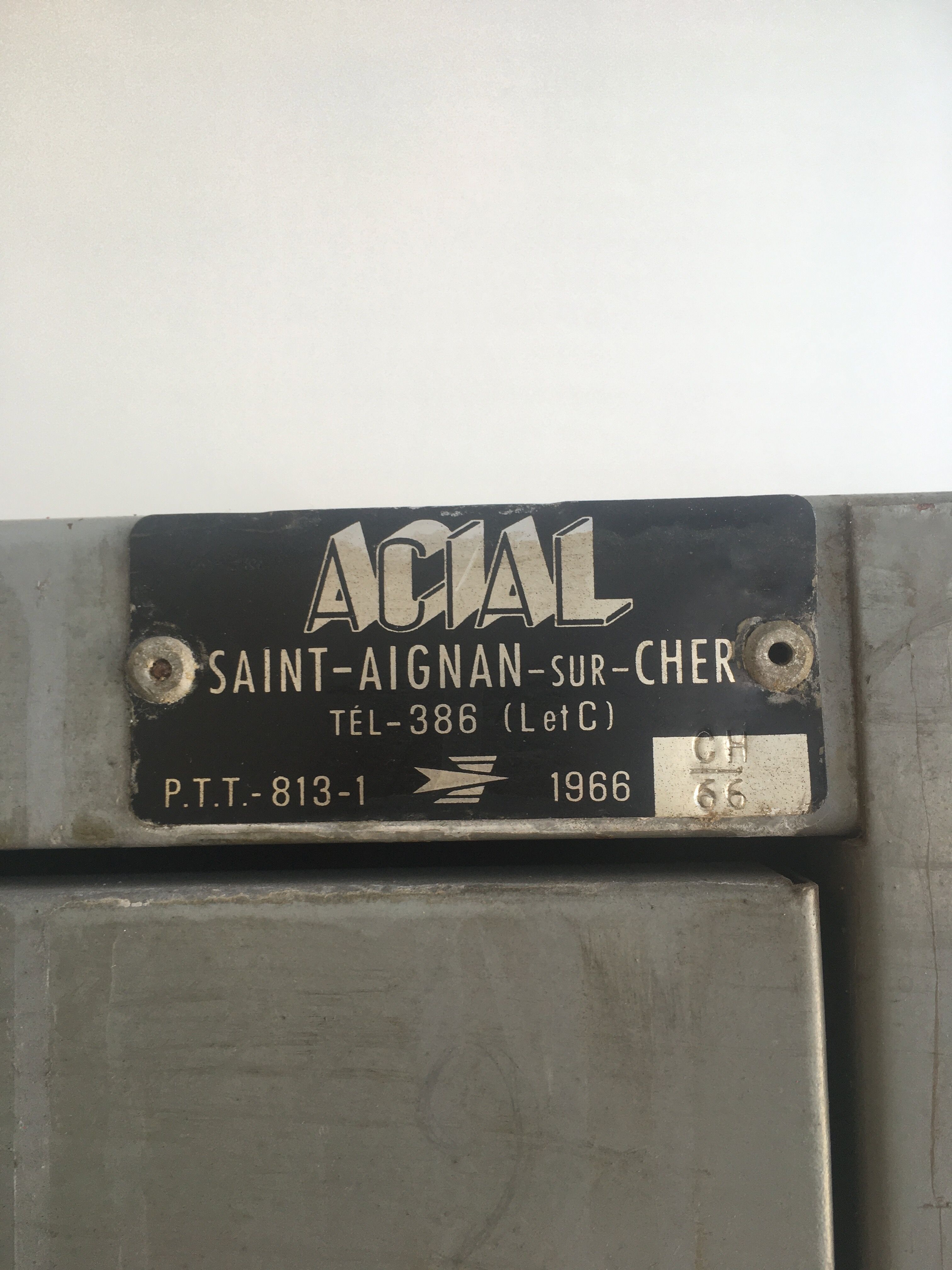 Old vintage industrial cloakroom