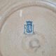 Antique plate model "Joconde", Victorian blue decoration