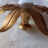 Vintage gold metal ceiling lamp