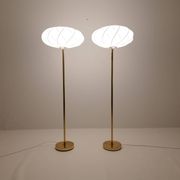 Modern Scandinavian floor lamps in brass "ENCO", Sweden, 1970s