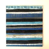 Tableau Bleu Abstrait