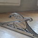 Mirror art deco bronze silver  77x50cm