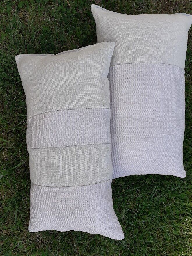 Nobilis Raffia band cushion