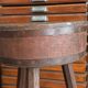 Old brutalist stool
