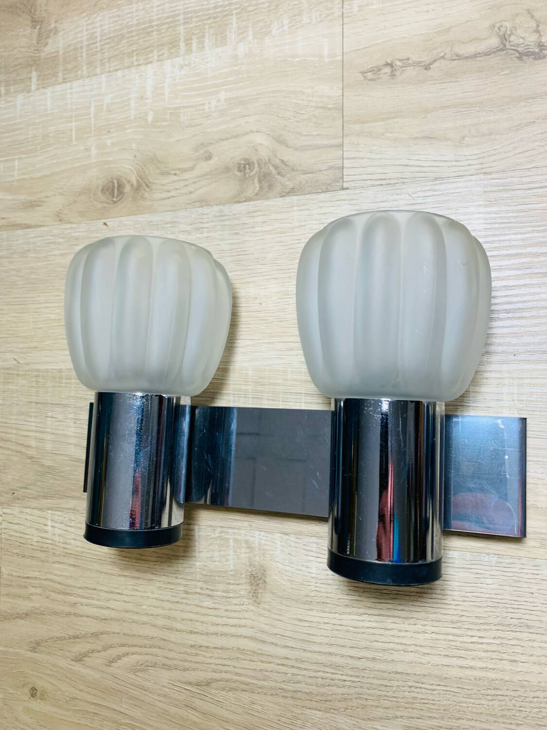 Pair of 70s wall lights