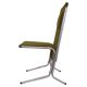 Set of three midcentury chrome design dining chairs, 1970s, Czechoslovakia