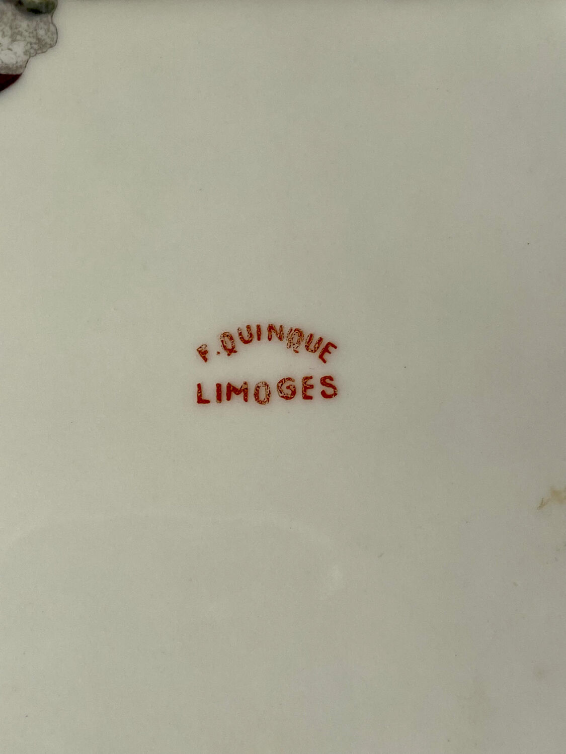 Limoges iridescent jewelry box