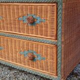 Armoire en rotin