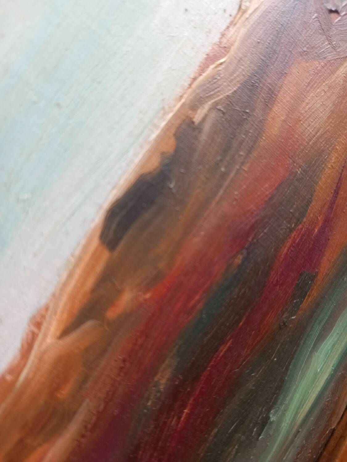 Marine with Shimmering Boats – Knife Oil by Louis D. Garrido