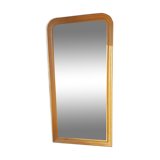 Miroir en chêne clair mouluré de style Louis-Philippe