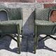 Salon de jardin complet en rotin. (Sofa, fauteuils x 2, table basse)