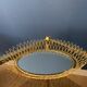 Retractable golden sun mirror 50s