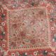 Old Antique 1955s Red Persian Heriz Rug, 274x378Cm