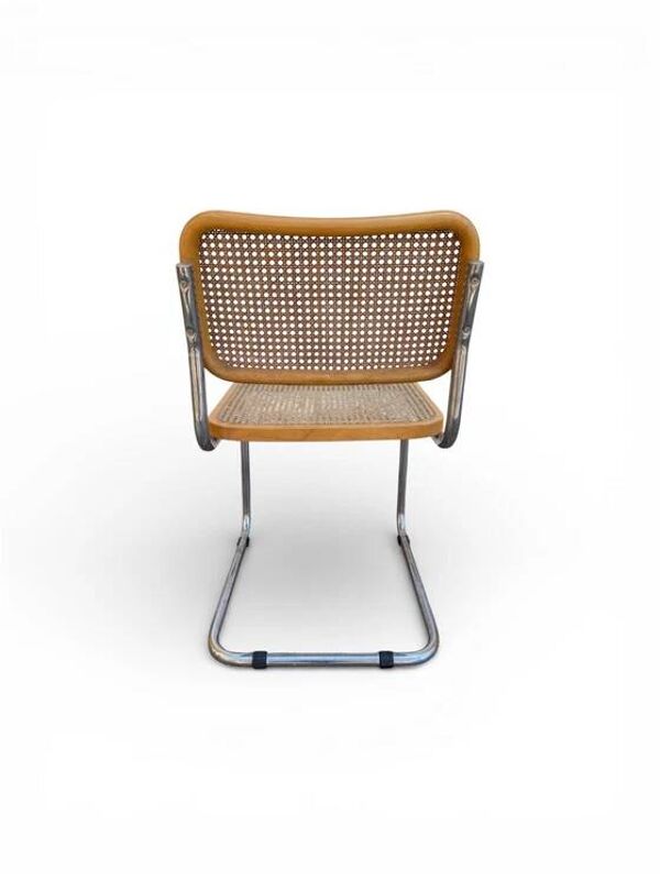 Chaise Cesca B32 par Marcel Breuer – canage et métal chromé – vintage