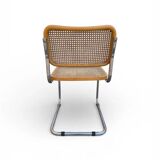 Cesca chair B32 by Marcel Breuer – cane and chrome metal – vintage