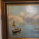 Oil on marine canvas