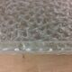 Square holophane wall light in cut glass, 1960s.